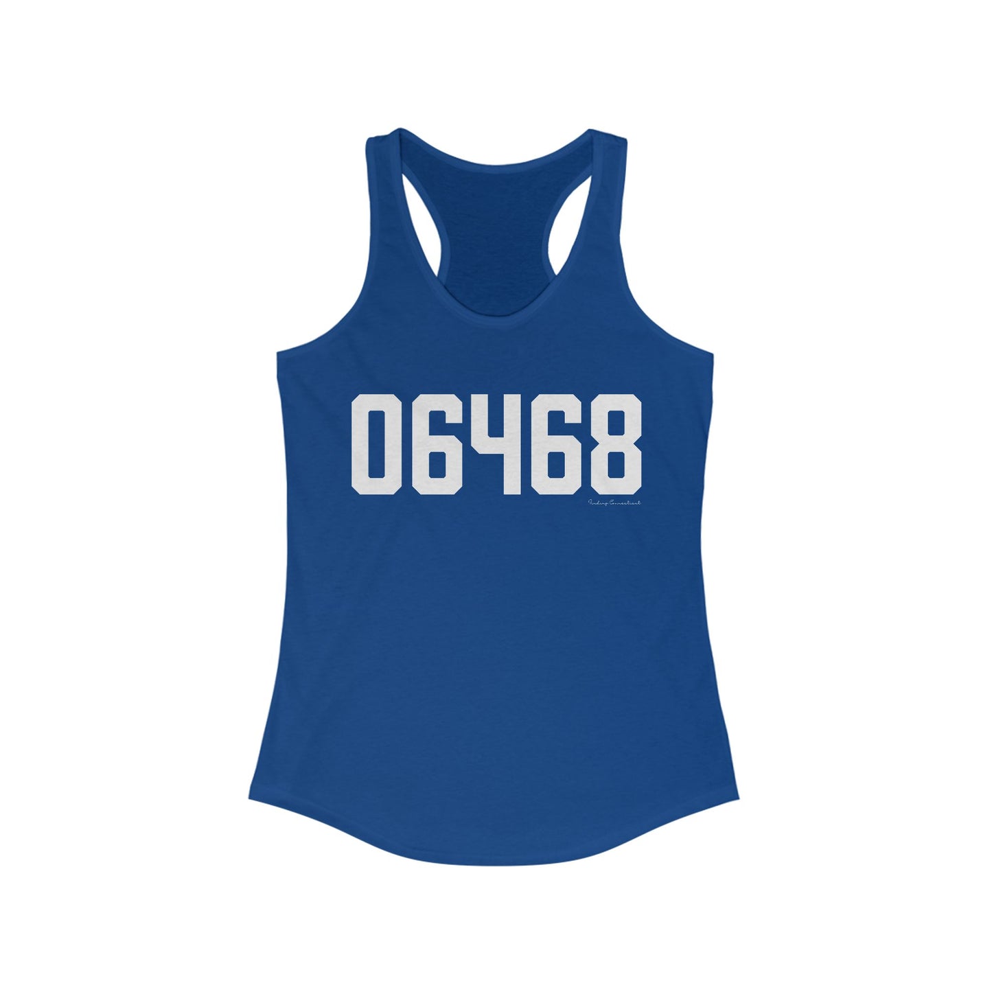 06468 Monroe Connecticut Zip Code Women's Ideal Racerback Tank Top