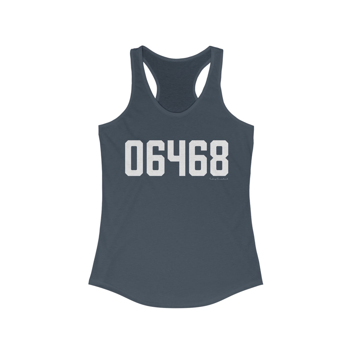 06468 Monroe Connecticut Zip Code Women's Ideal Racerback Tank Top
