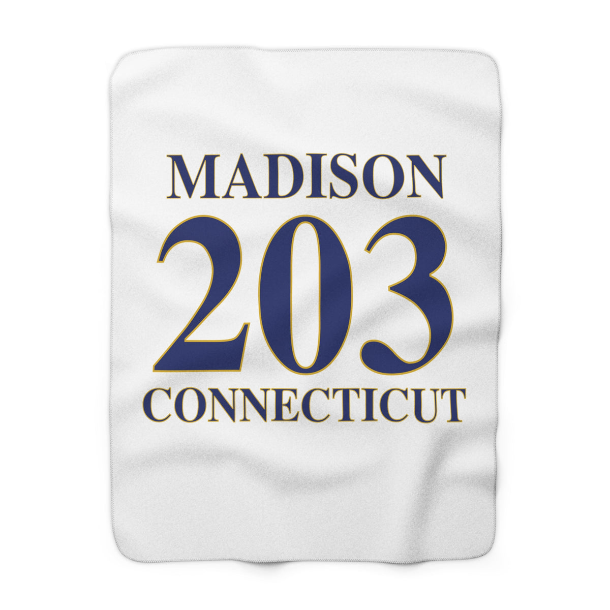 Madison 203 Connecticut Sherpa Fleece Blanket