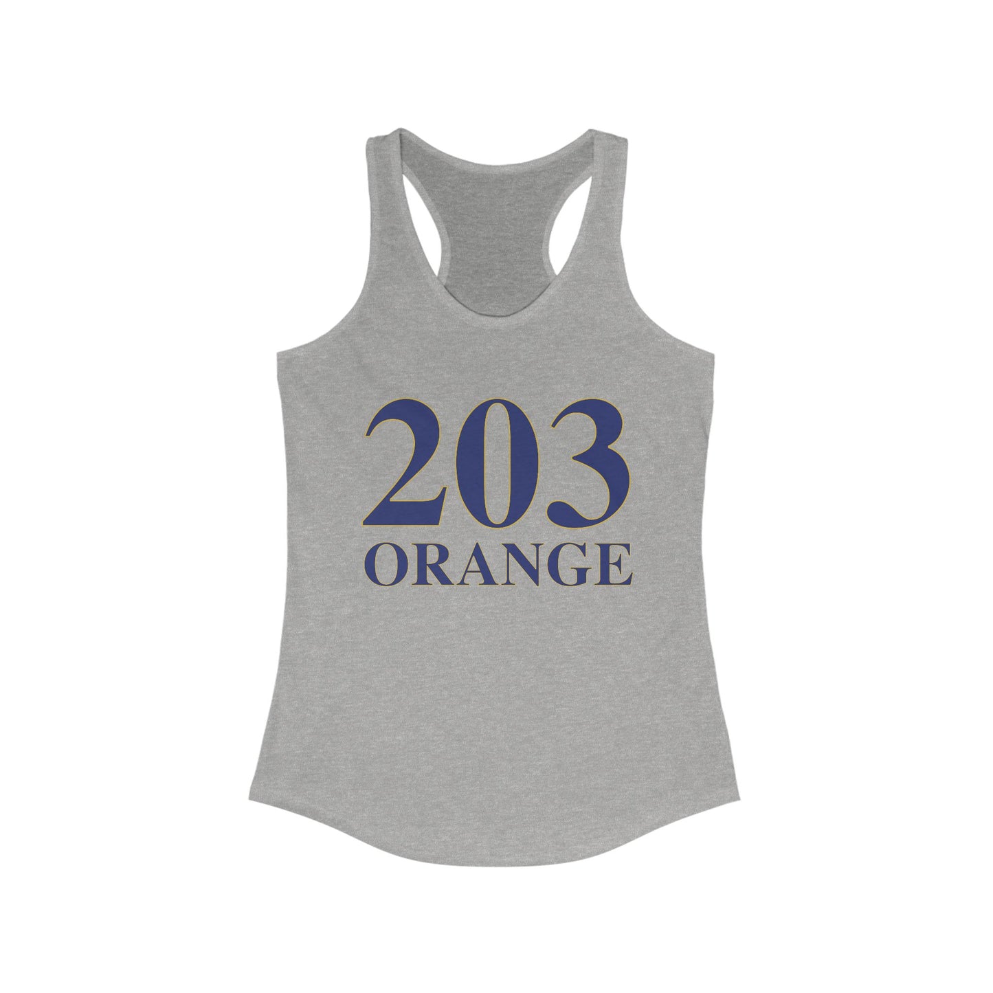 203 Orange Women's Ideal Racerback Tank Top