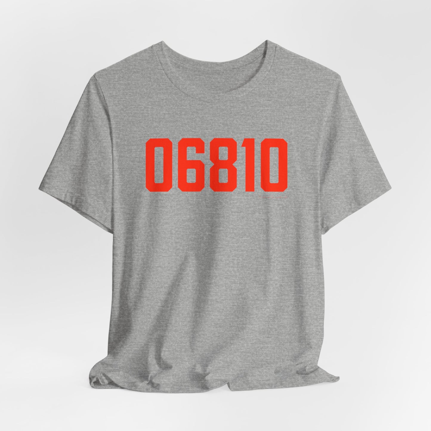 06810 Danbury Connecticut Zip Code Unisex Jersey Short Sleeve T-Shirt