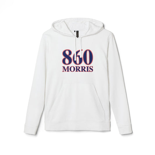 860 Morris Red White & Blue adidas Unisex Fleece Hoodie