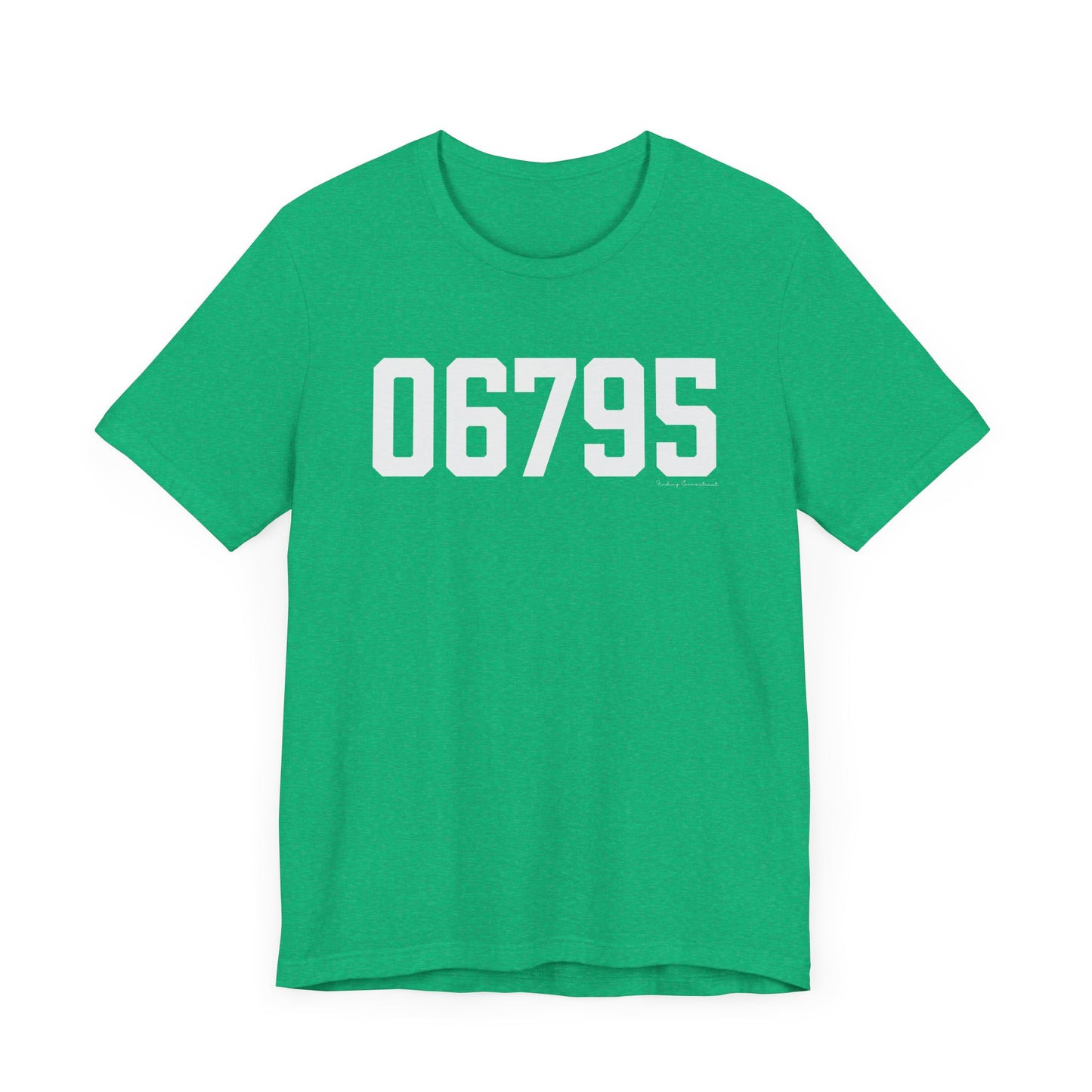 06795 - Watertown CT Zip Code Unisex Jersey Short Sleeve T-Shirt