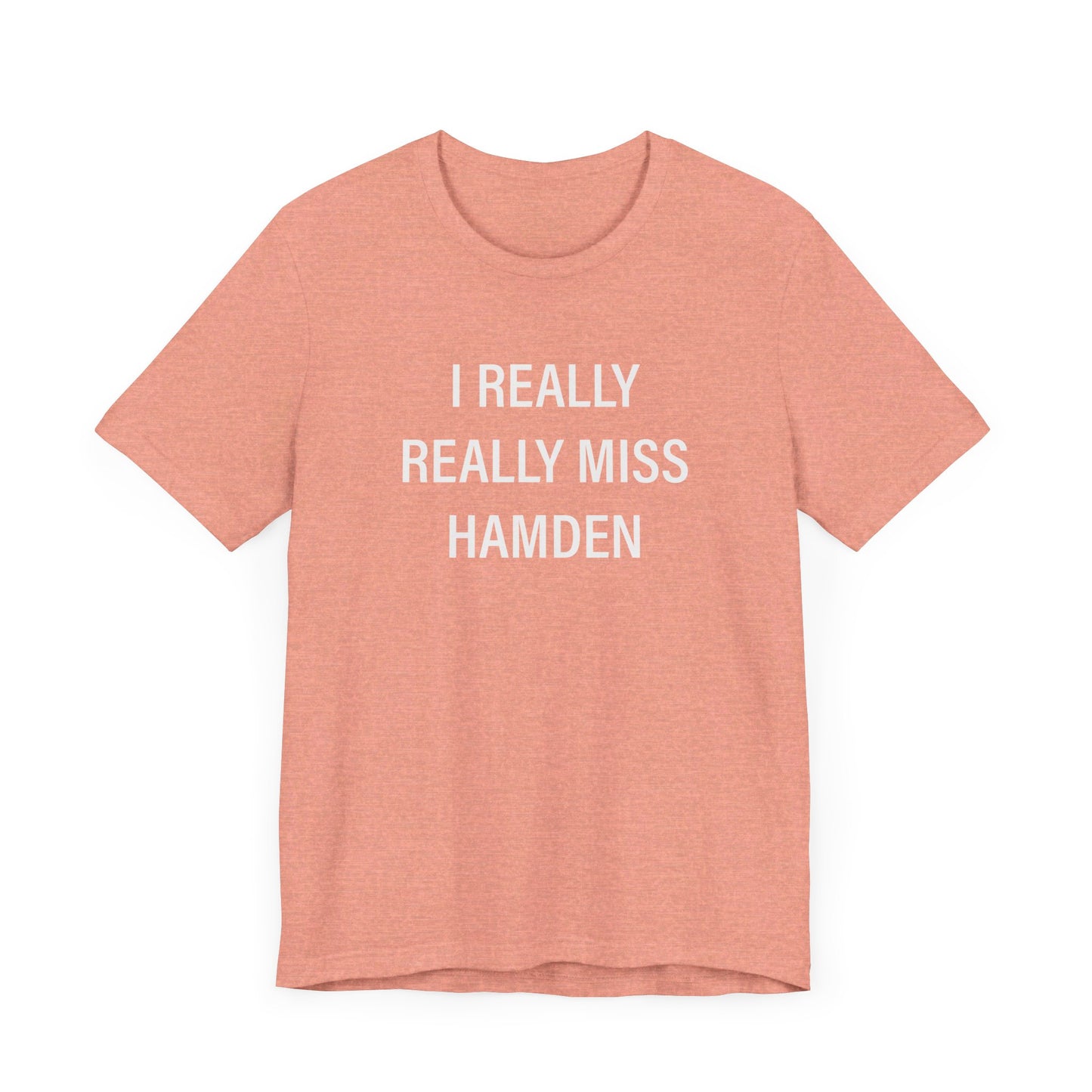 I Really Really Miss Hamden Unisex Jersey Short Sleeve Tee