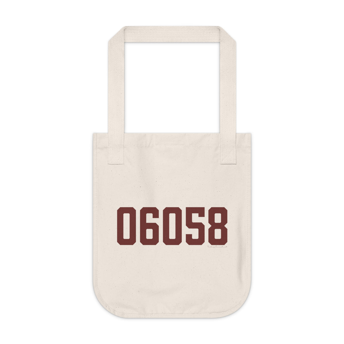 06058 Norfolk Connecticut Zip Code Organic Canvas Tote Bag