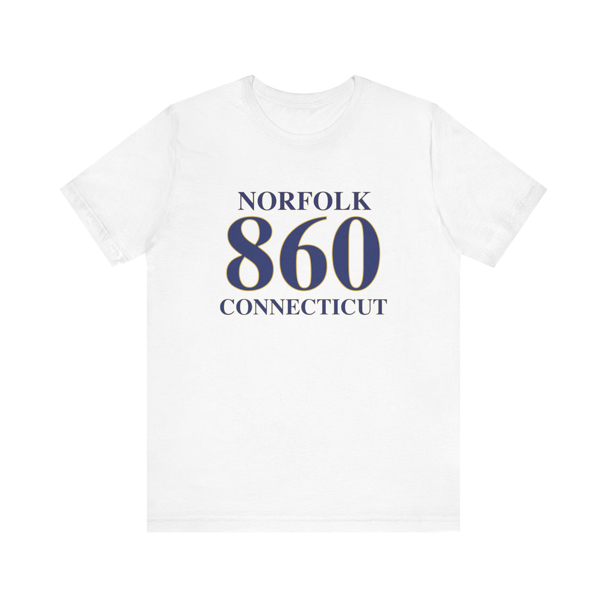 Norfolk 860 Connecticut Unisex Jersey Short Sleeve T-Shirt