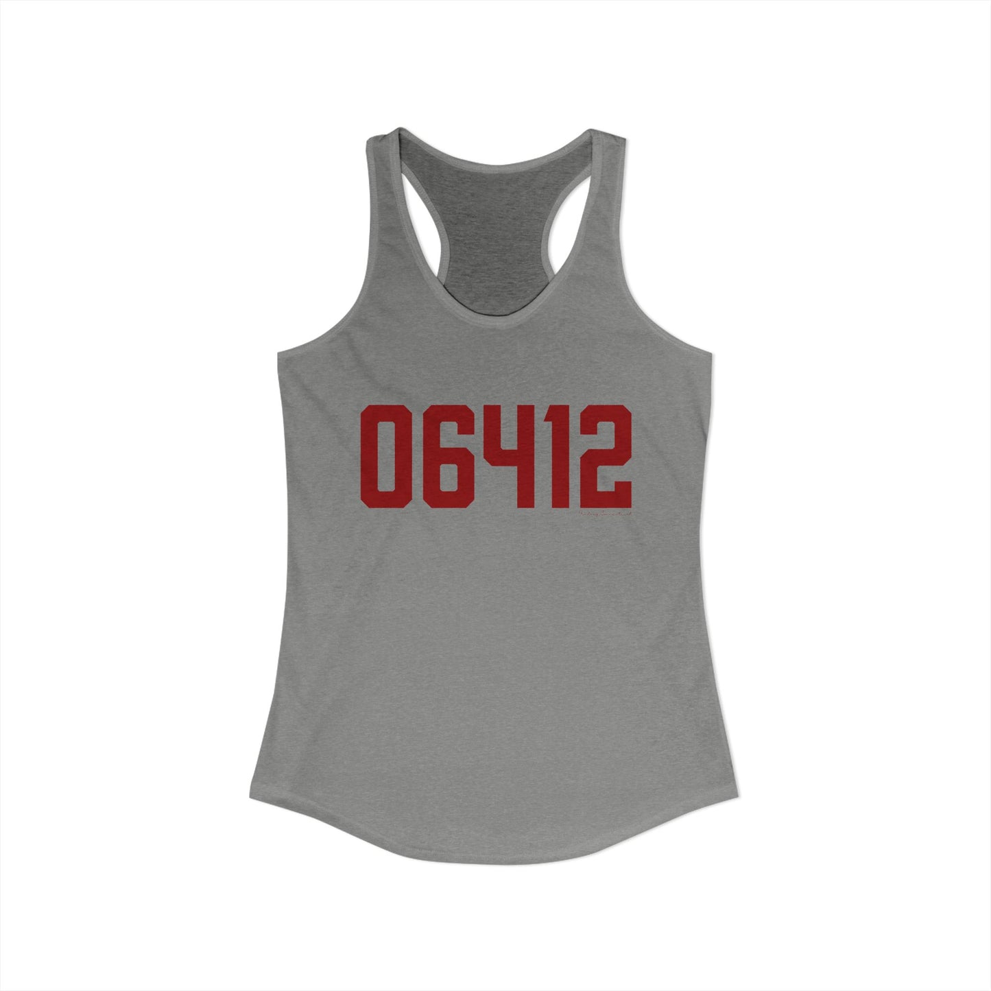 06412 Chester Connecticut Zip Code Women's Ideal Racerback Tank Top