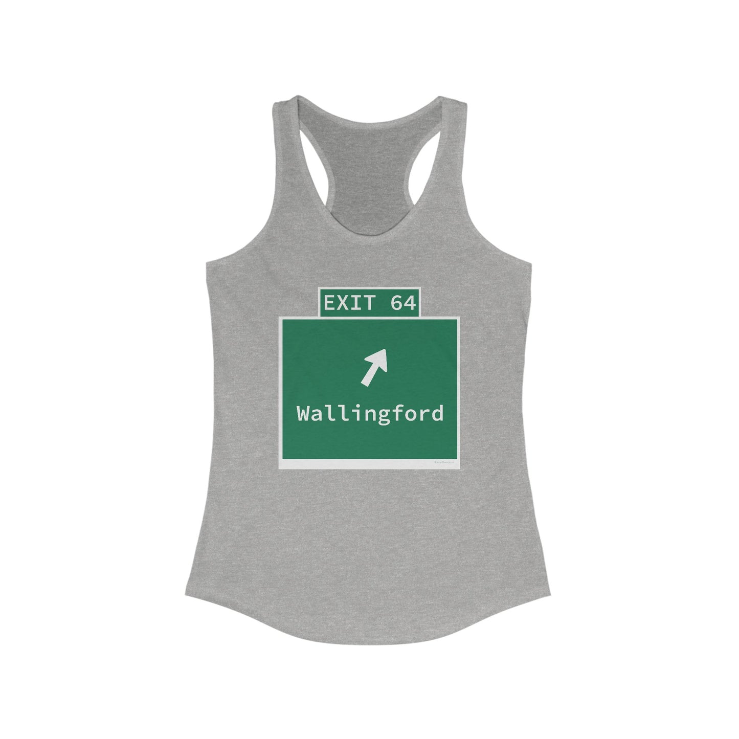 Vintage WCP Exit 64 Sign Women's Ideal Racerback Tank Top