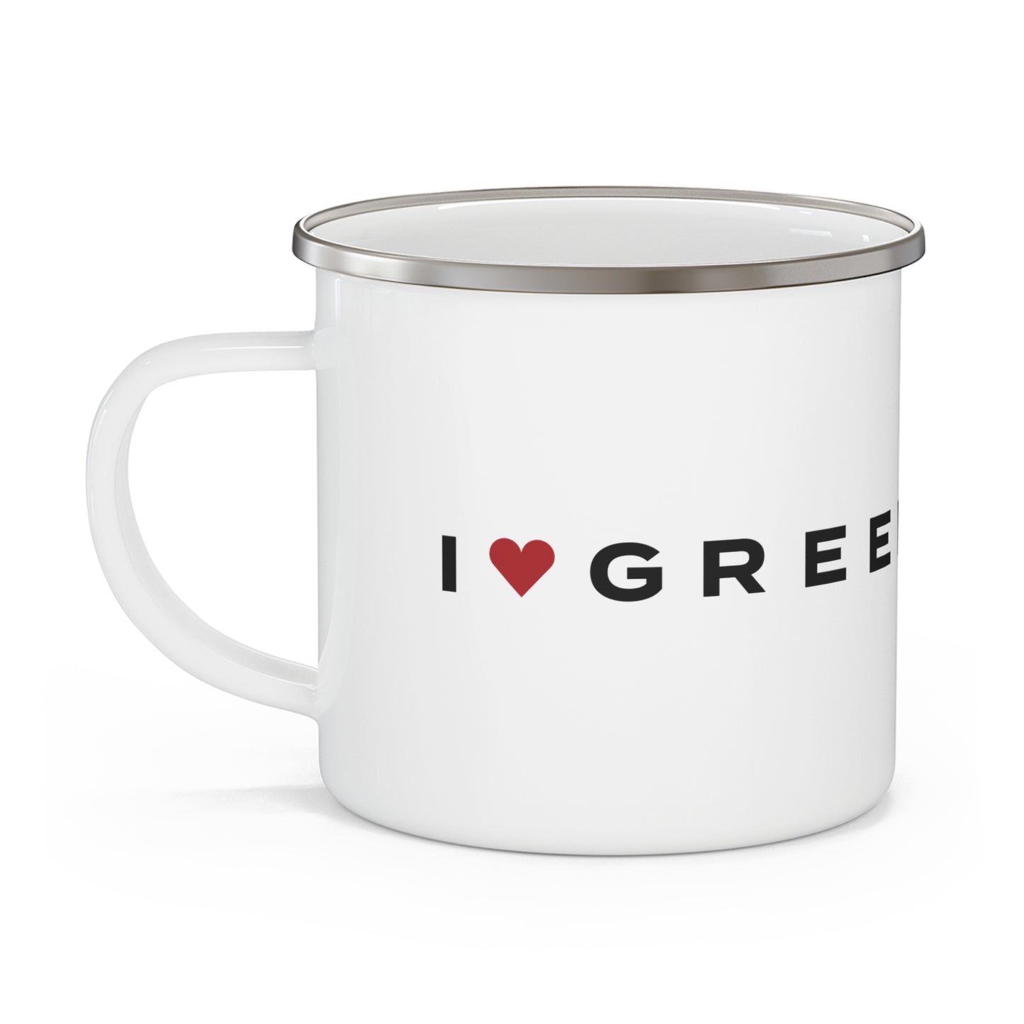 Greens Farms Vision Enamel Camping Mug
