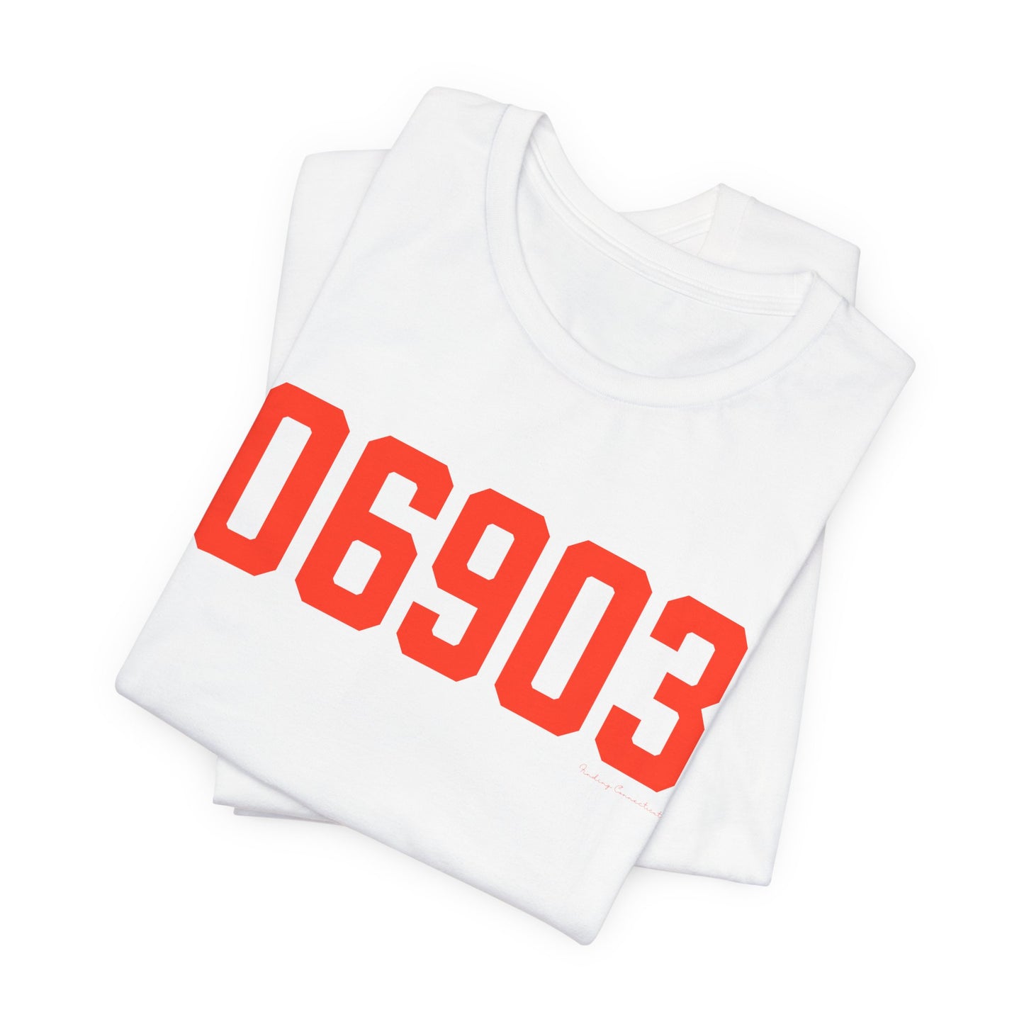 06903 Stamford Connecticut Zip Code Unisex Jersey Short Sleeve T-Shirt