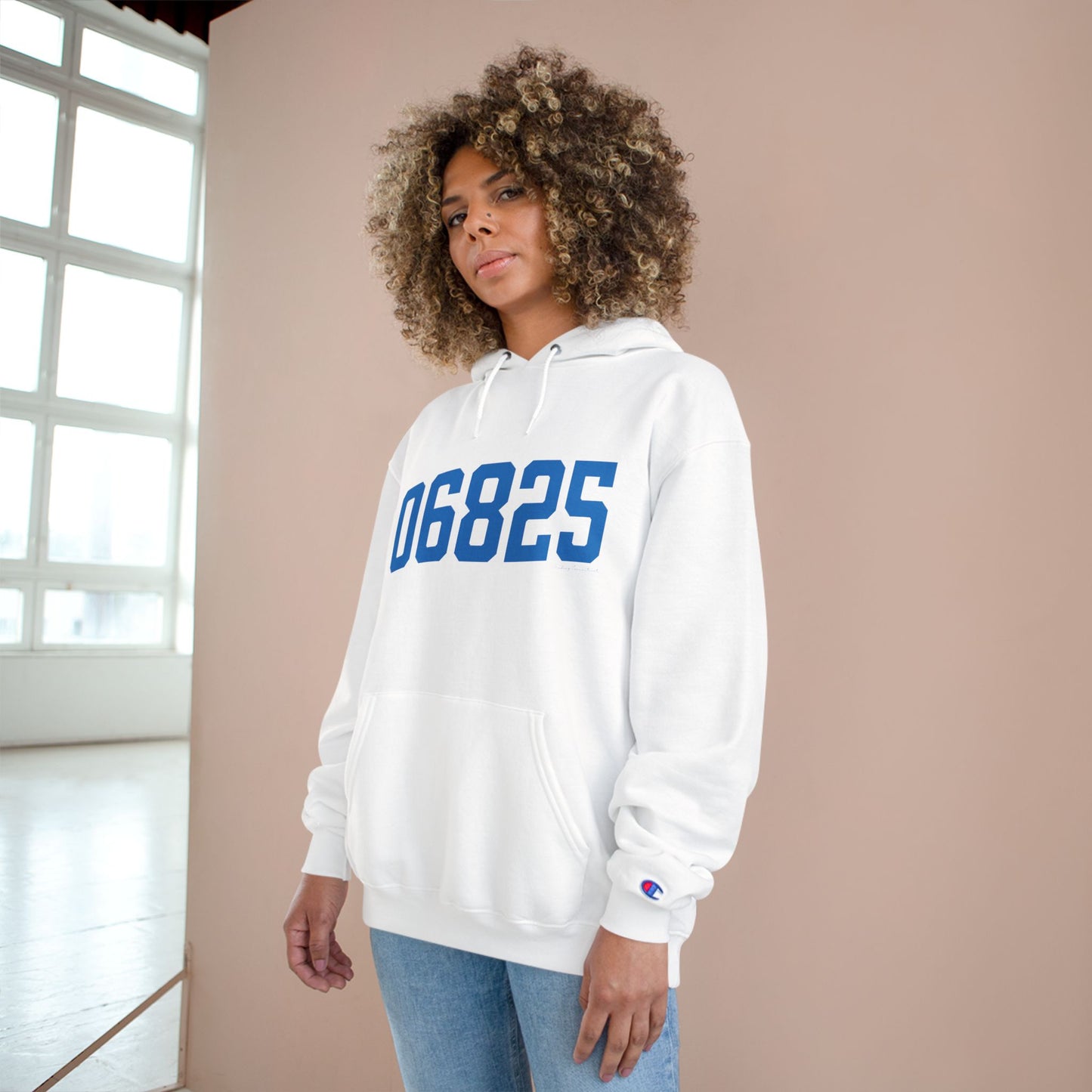 06825 Fairfield Connecticut Zip Code Champion Hoodie Sweatshirt