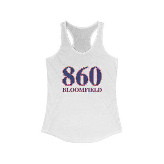 860 Bloomfield Red White & Blue Women's Ideal Racerback Tank Top