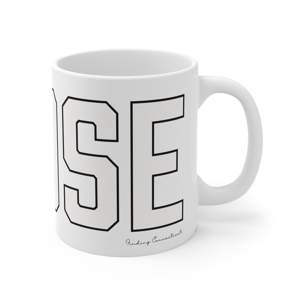 Goose Zip Code White & Black Mug 11oz