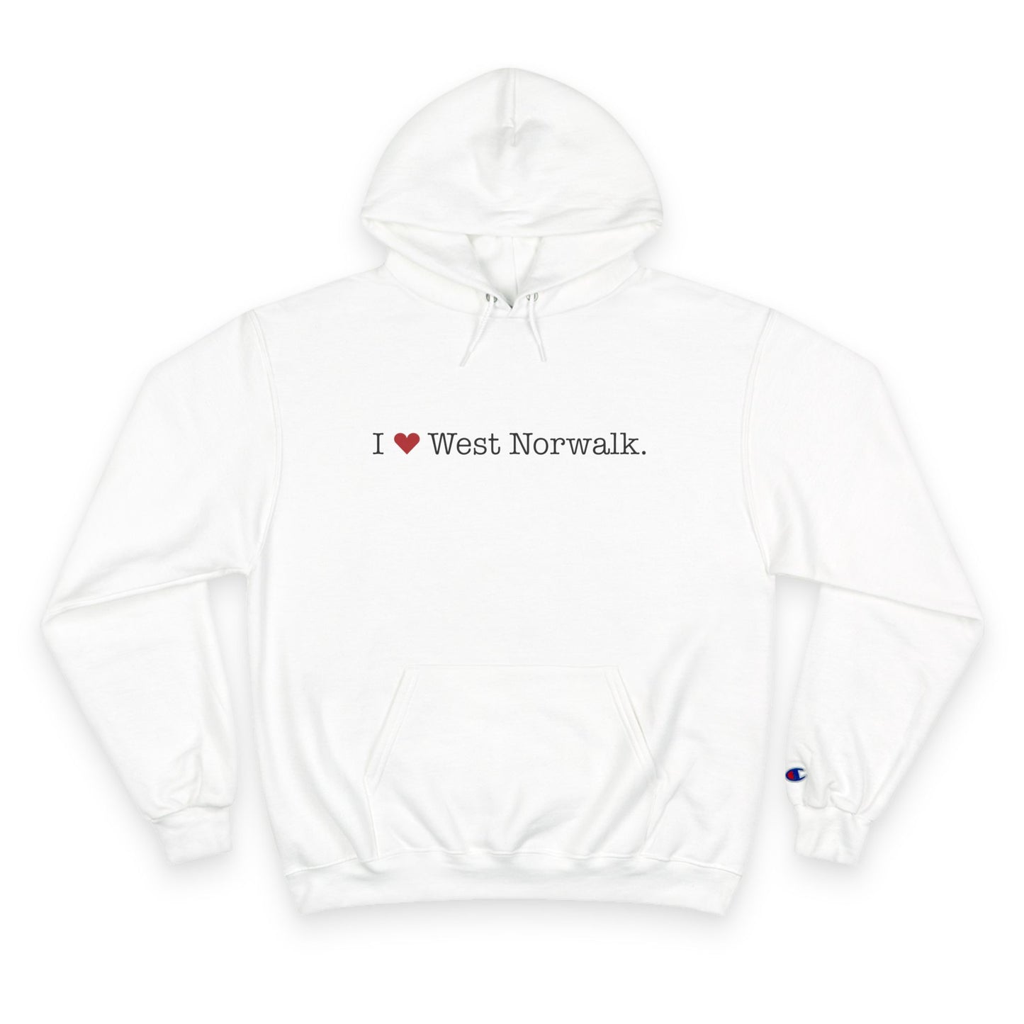 I Heart West Norwalk. Champion Hoodie