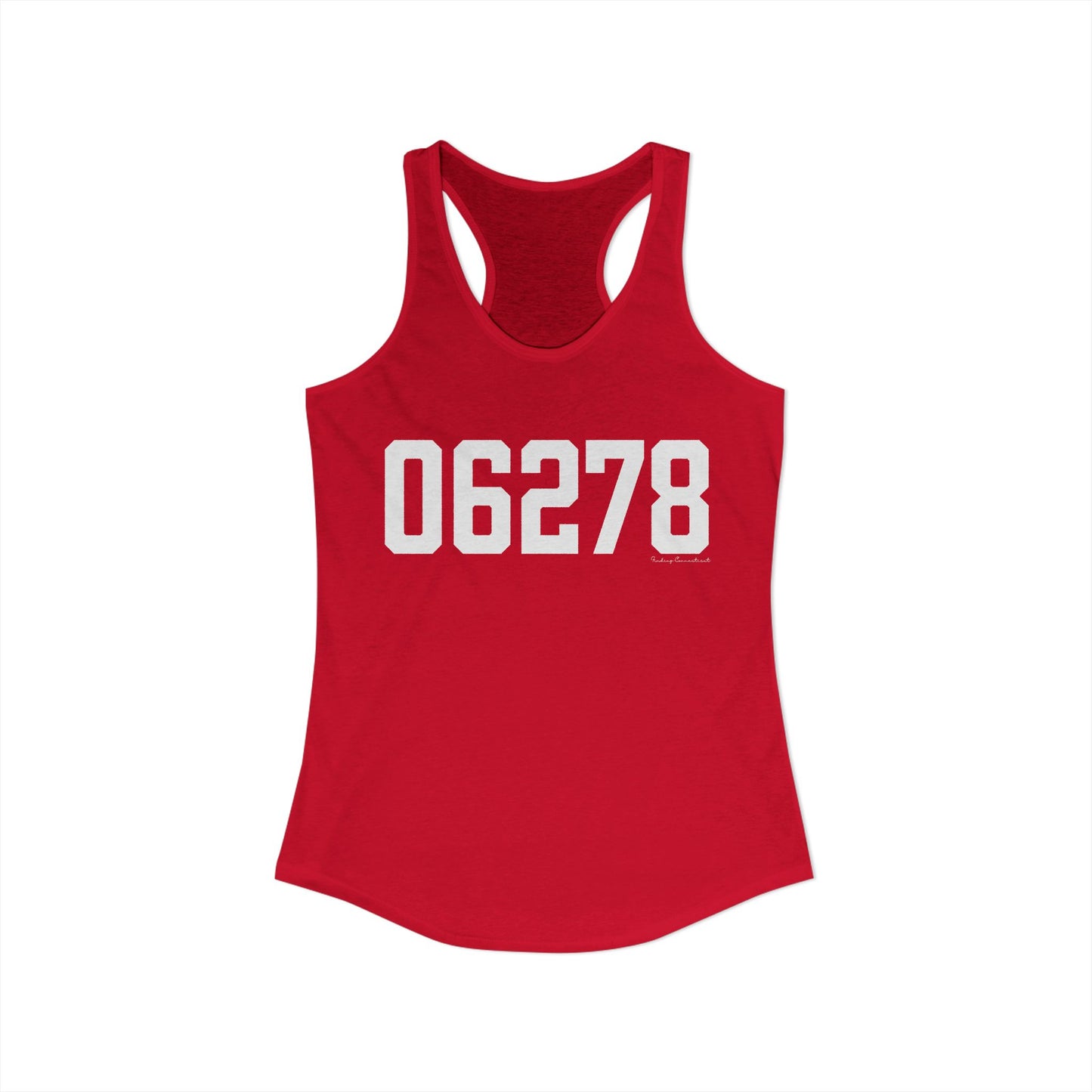 06278 Ashford CT Zip Code Women's Ideal Racerback Tank Top