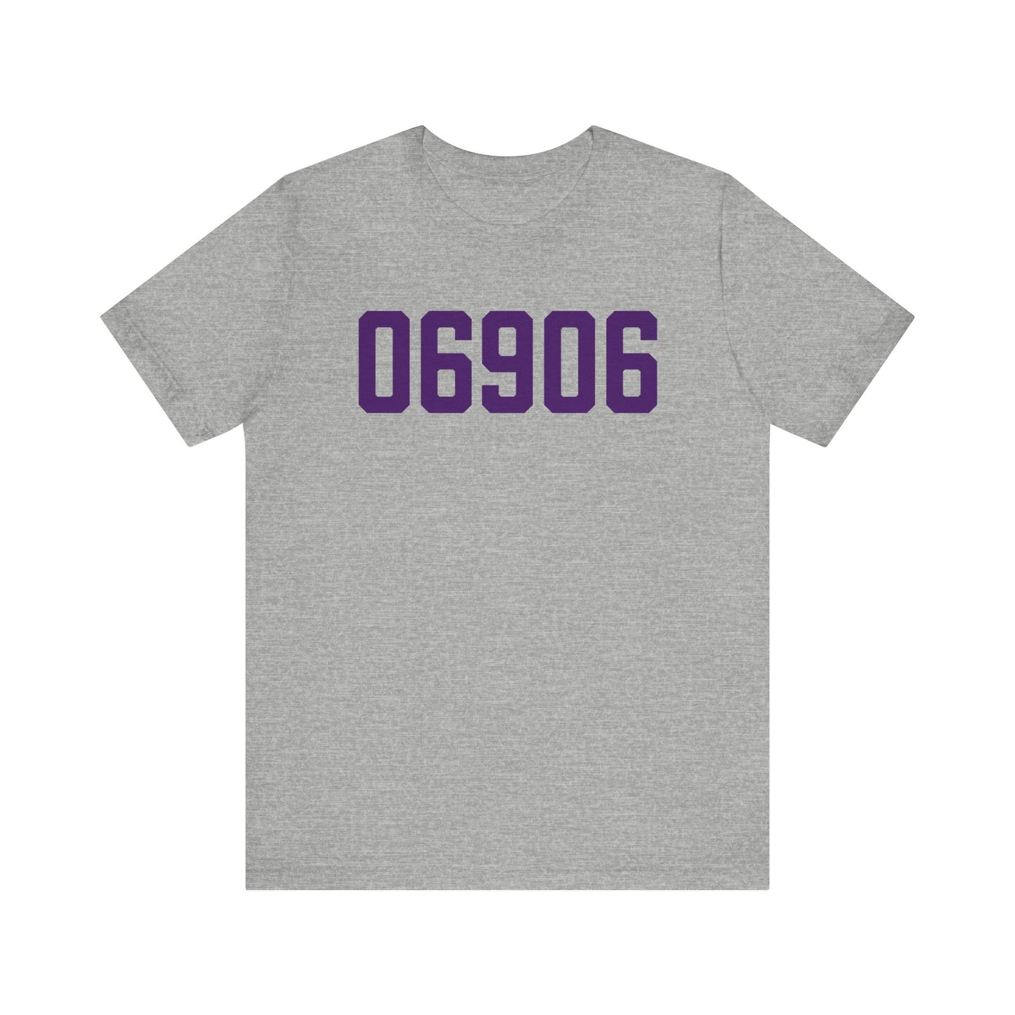 06906 Stamford Connecticut Zip Code Unisex Jersey Short Sleeve T-Shirt