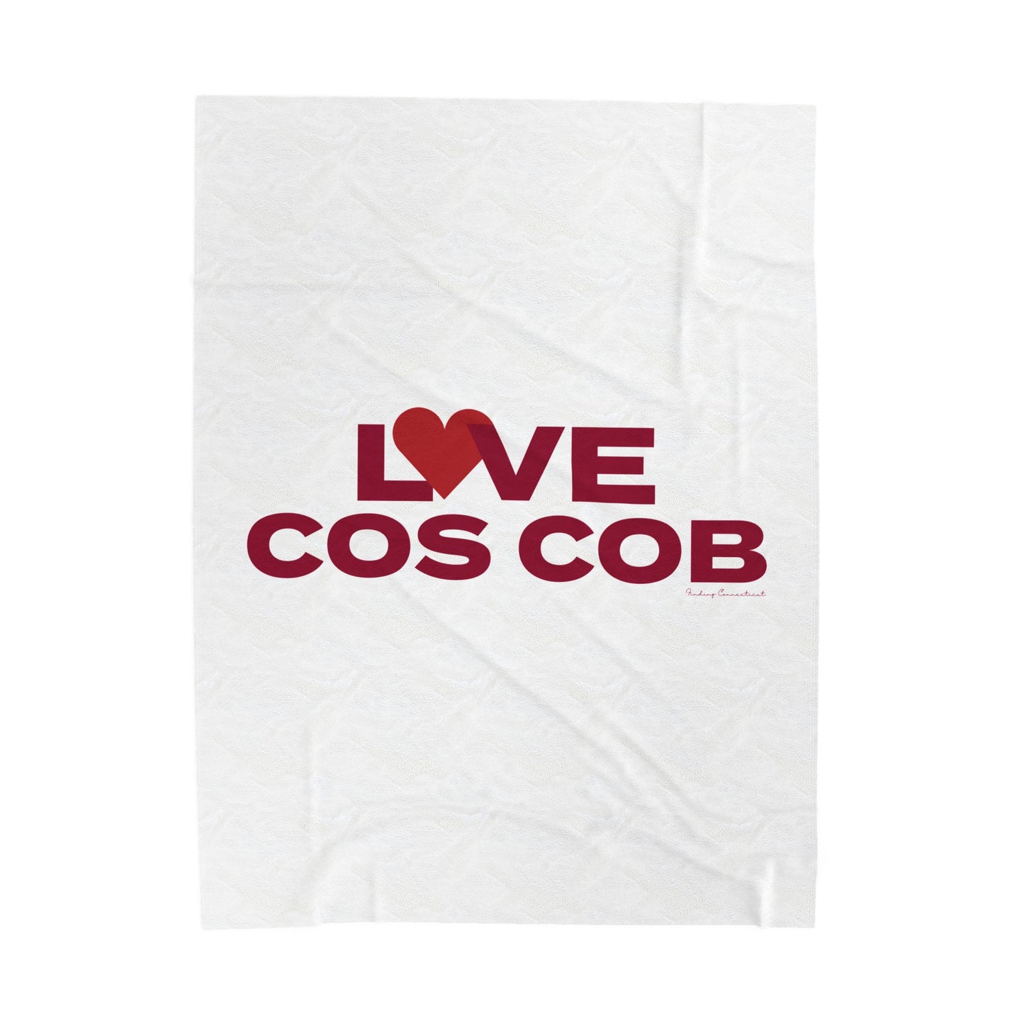 Love Cos Cob Velveteen Plush Blanket
