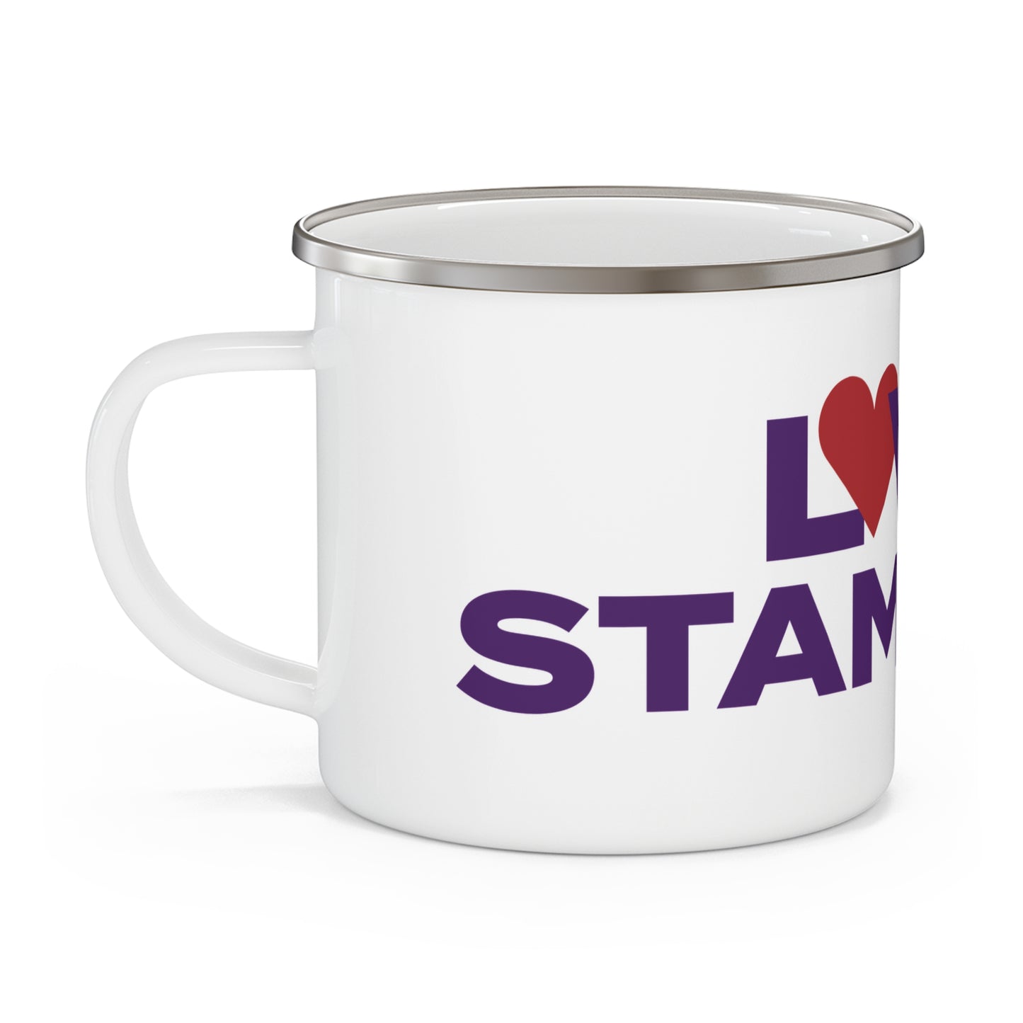 Love Stamford Enamel Camping Mug
