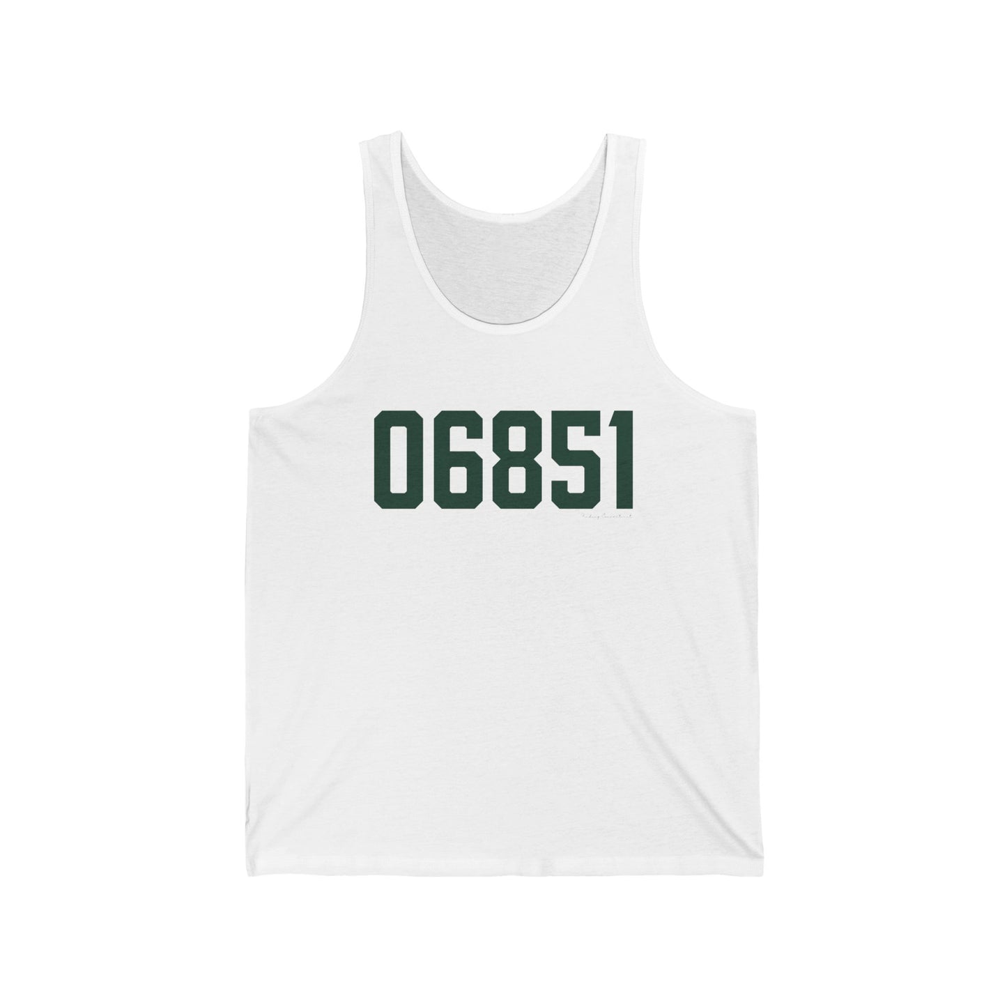06851 Norwalk Connecticut Zip Code 
Unisex Jersey Tank Top
