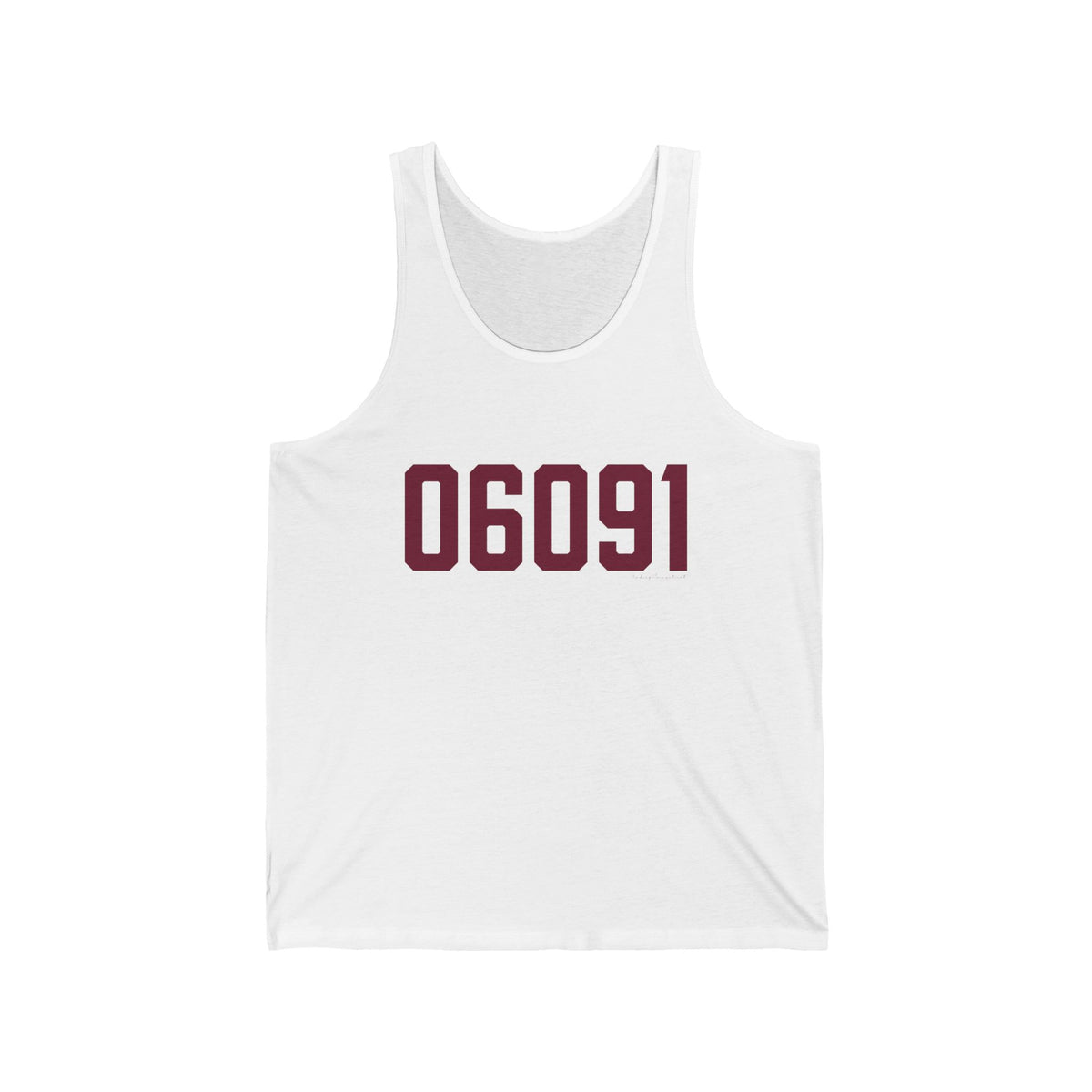 06091 Hartland Connecticut Zip Code Zip Code Unisex Jersey Tank Top