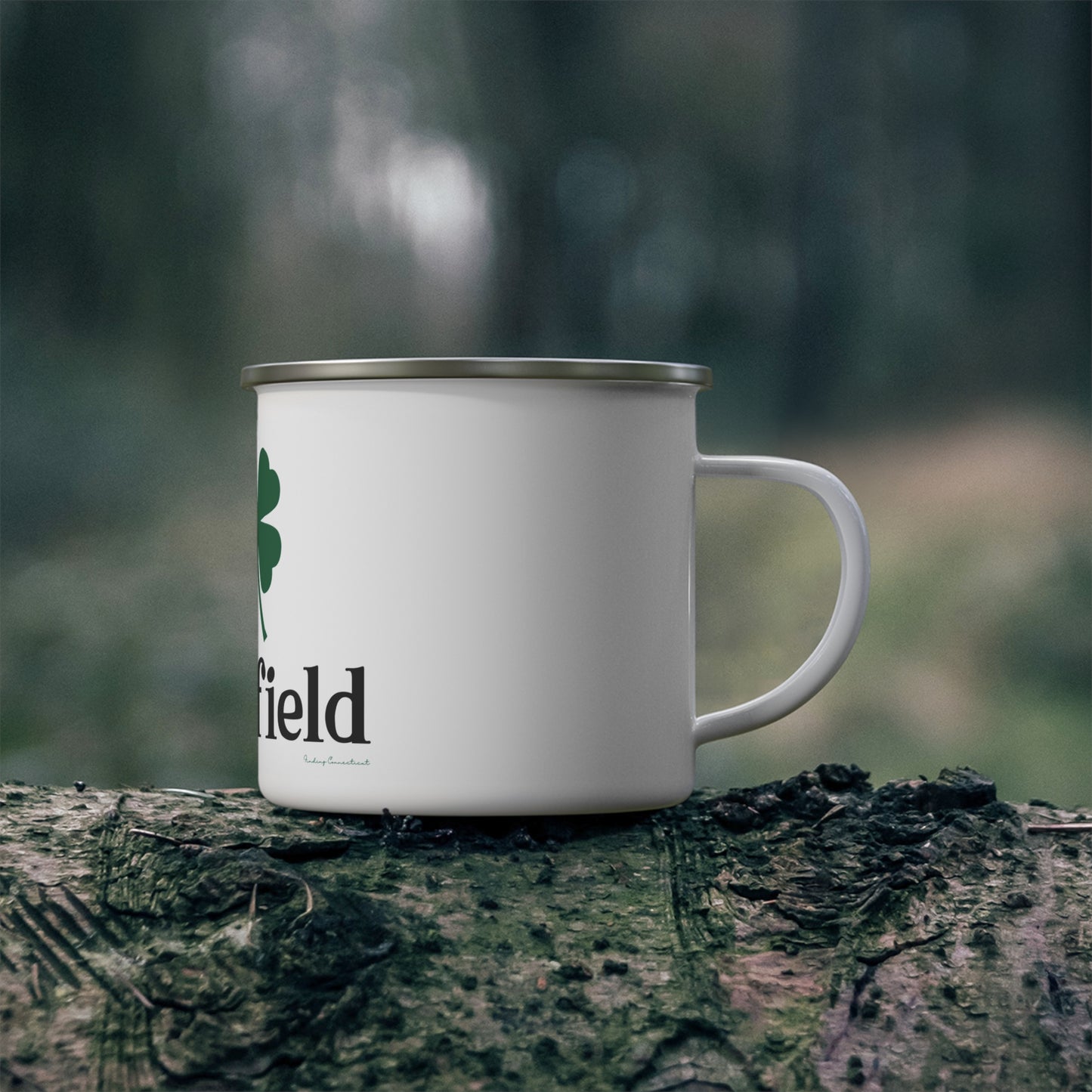 I Clover Brookfield Enamel Camping Mug