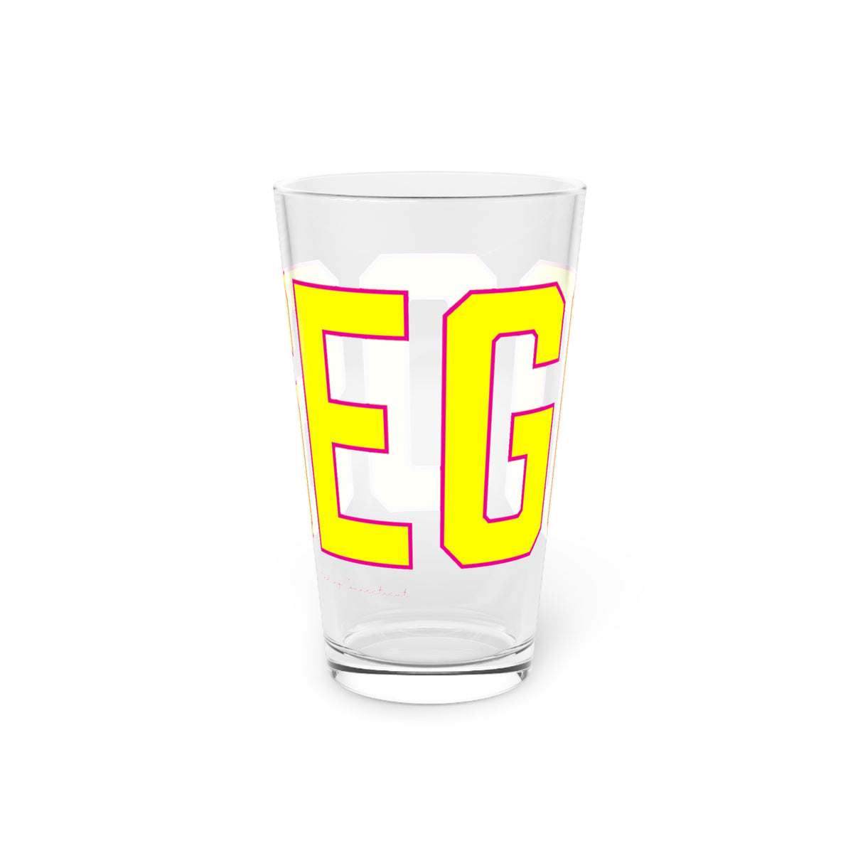 Goose Zip Code Pint Glass, 16oz