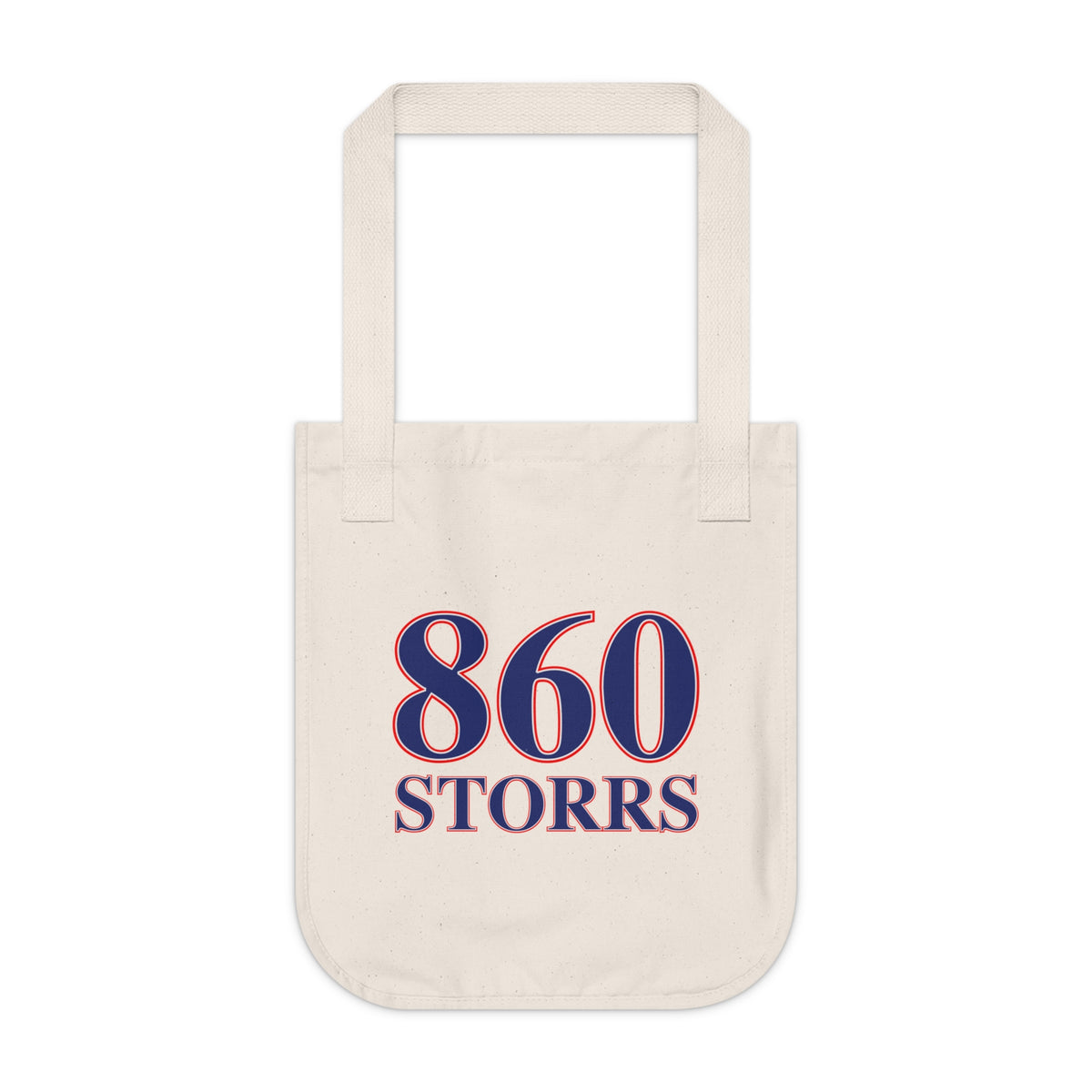860 Storrs Red, White & Blue Organic Canvas Tote Bag