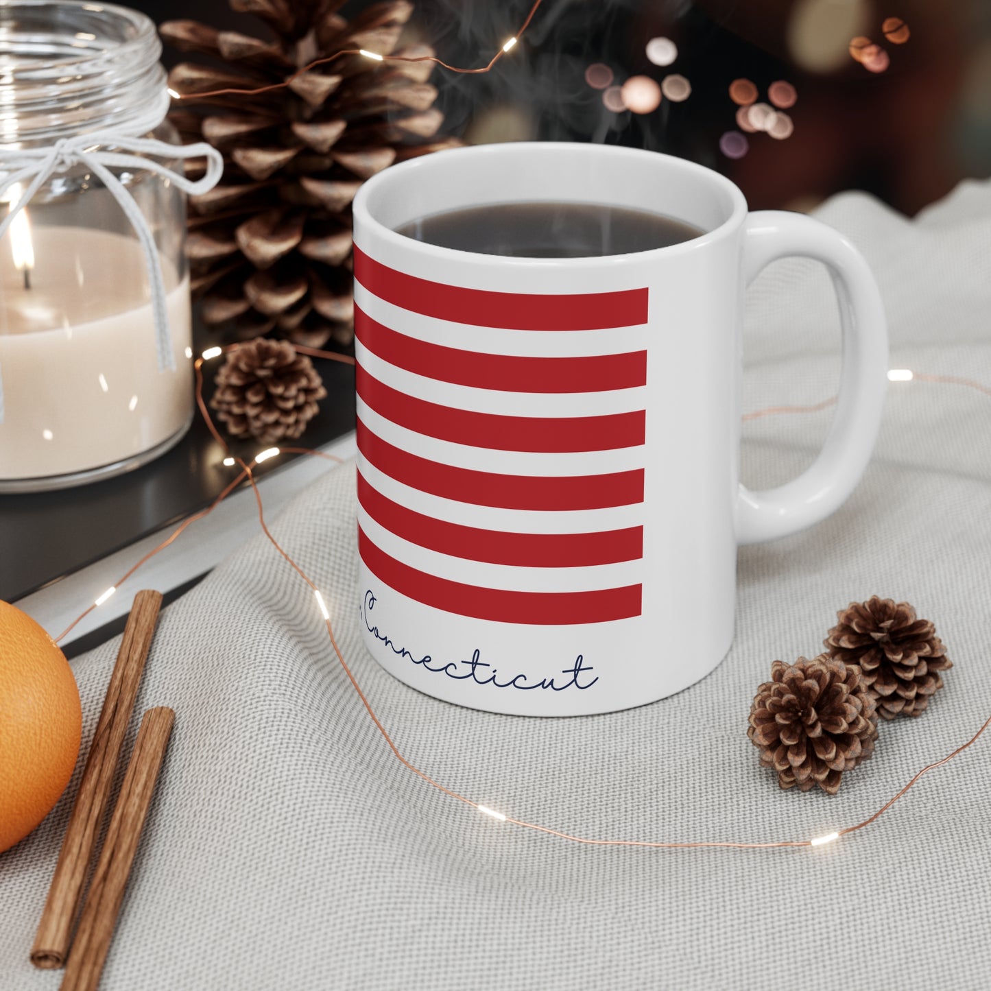 Willington Connecticut Flag Mug 11oz