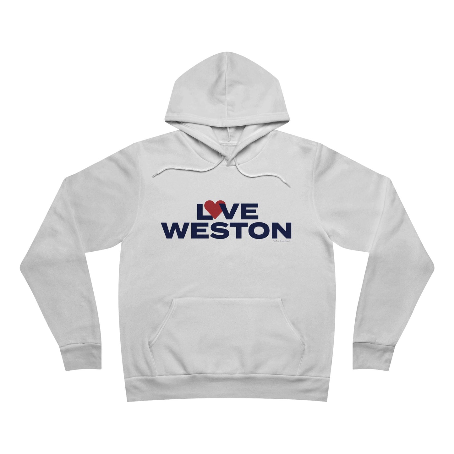 Love Weston Unisex Sponge Fleece Pullover Hoodie