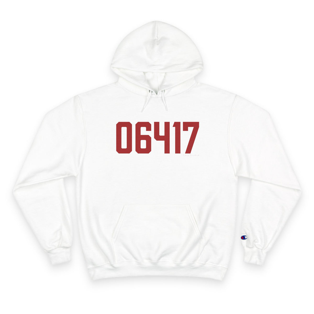 06417 Deep River Connecticut Zip Code Champion Hoodie