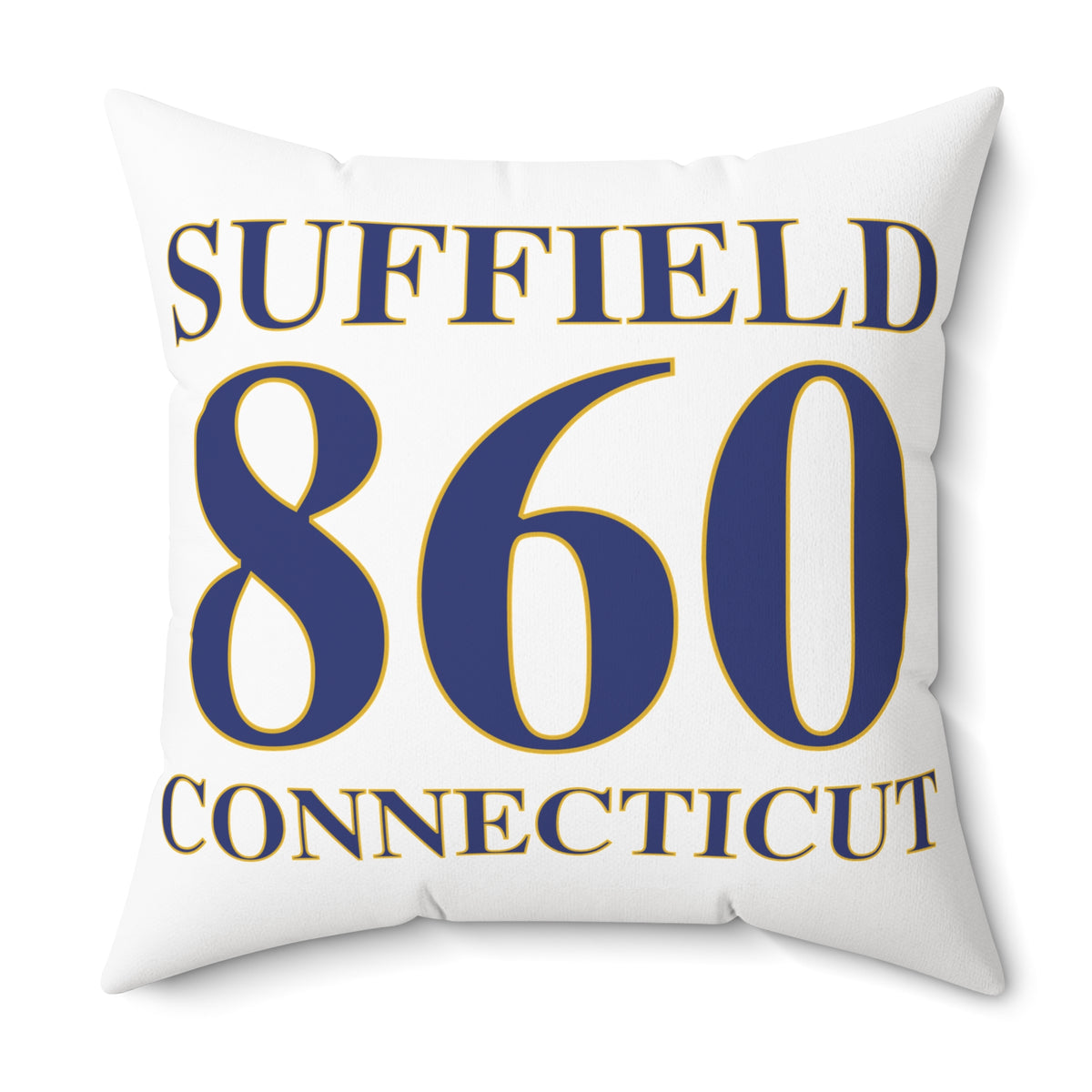 Suffield 860 Connecticut Polyester Square Pillow