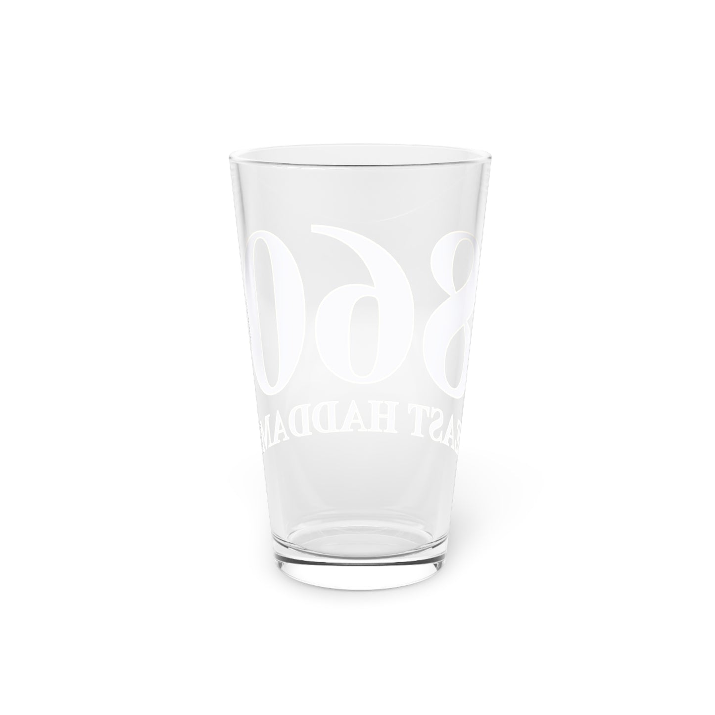 860 East Haddam Pint Glass, 16oz
