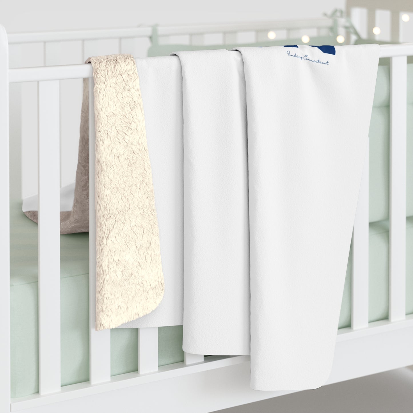 Love Newtown Sherpa Fleece Blanket