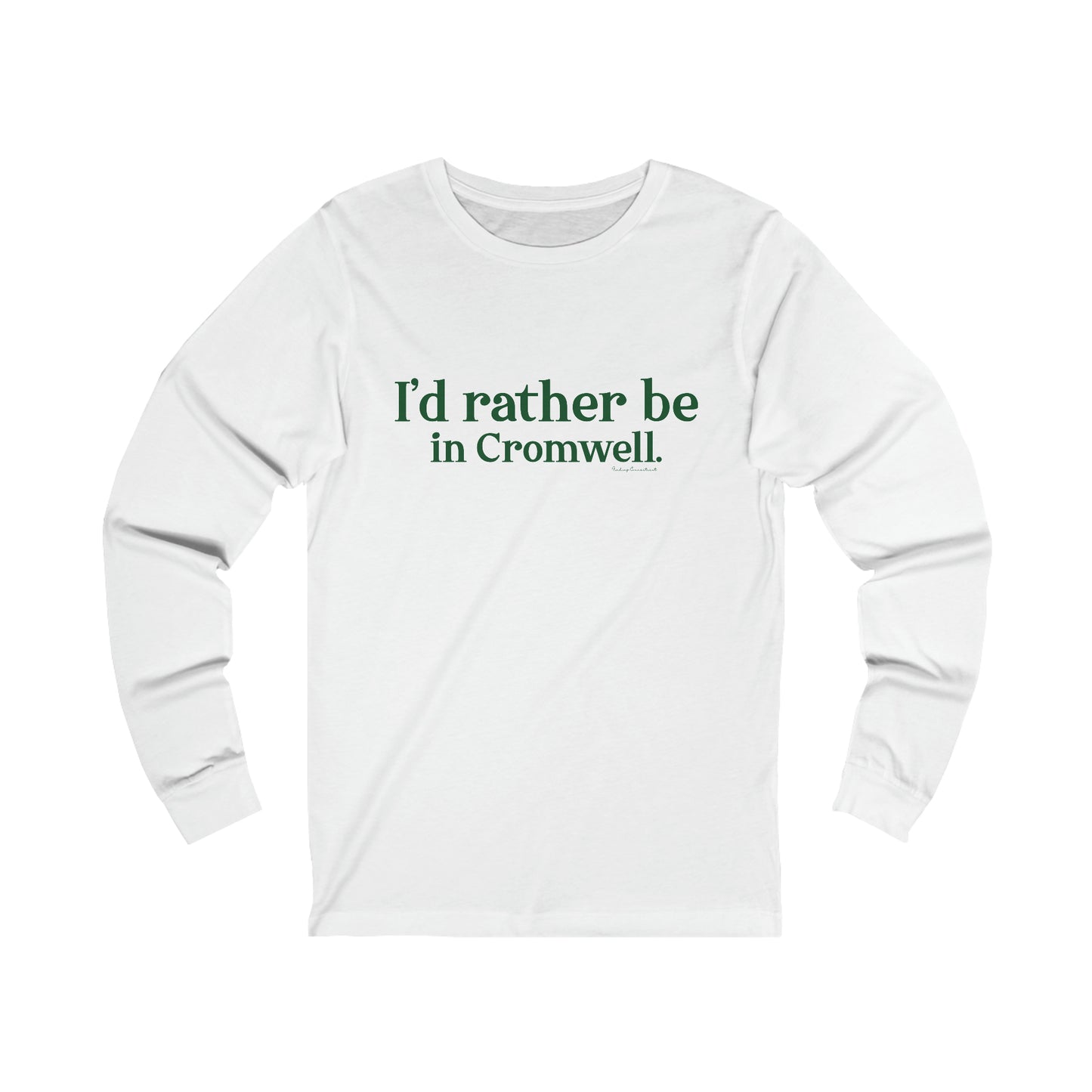 cromwell ct unisex long sleeve shrit