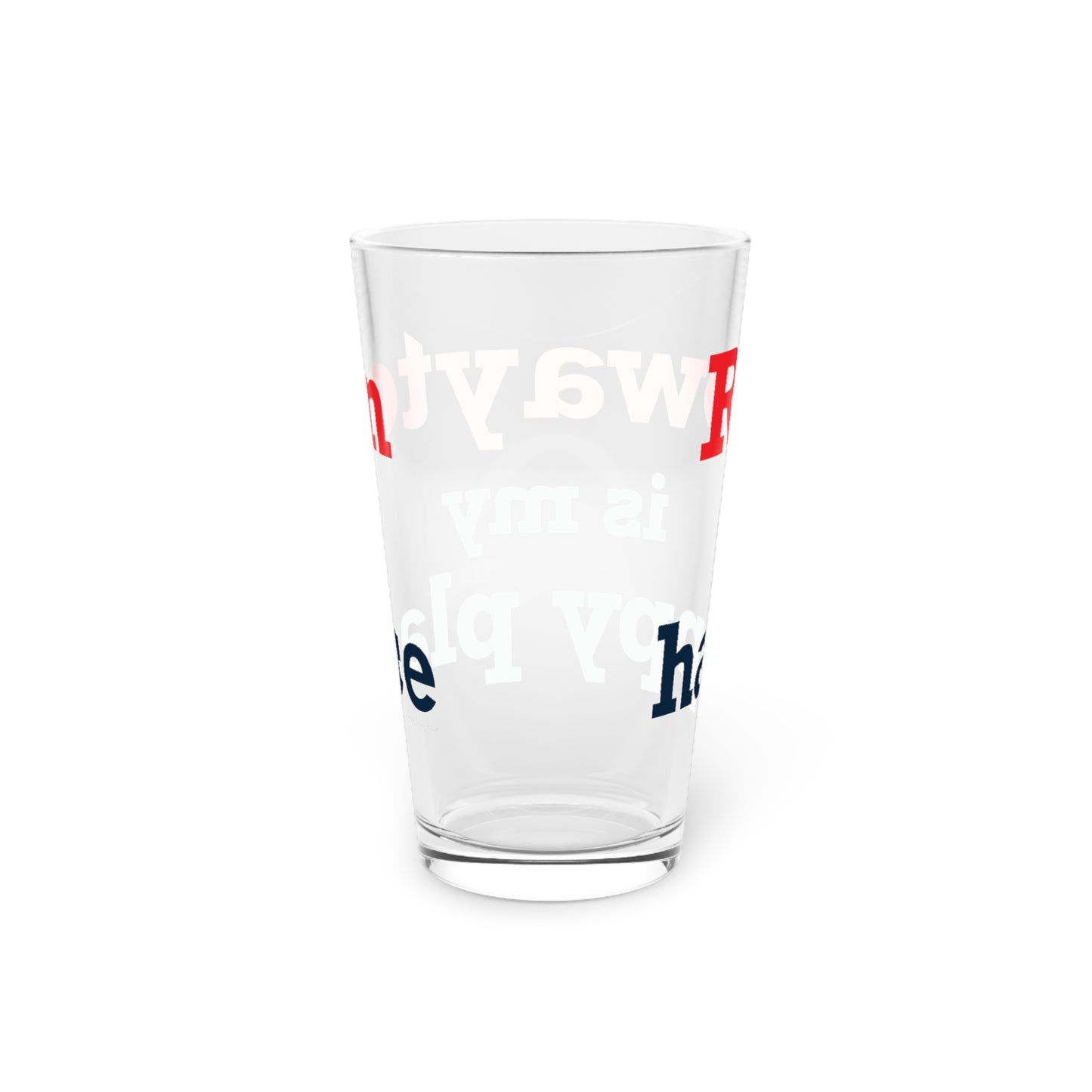 Rowayton is My Happy Place Pint Glass, 16oz