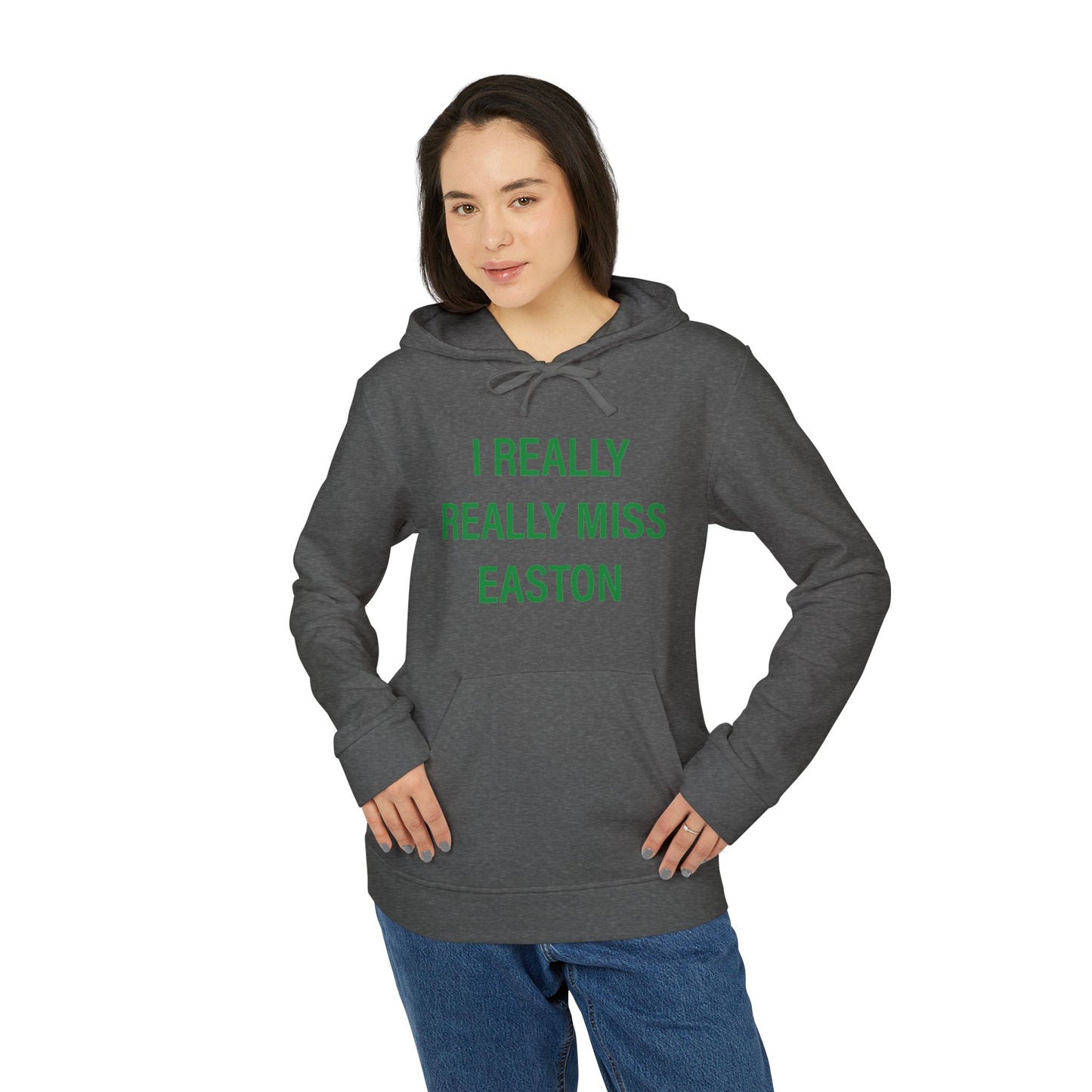 I Really Really Miss Easton adidas Unisex Fleece Hoodie