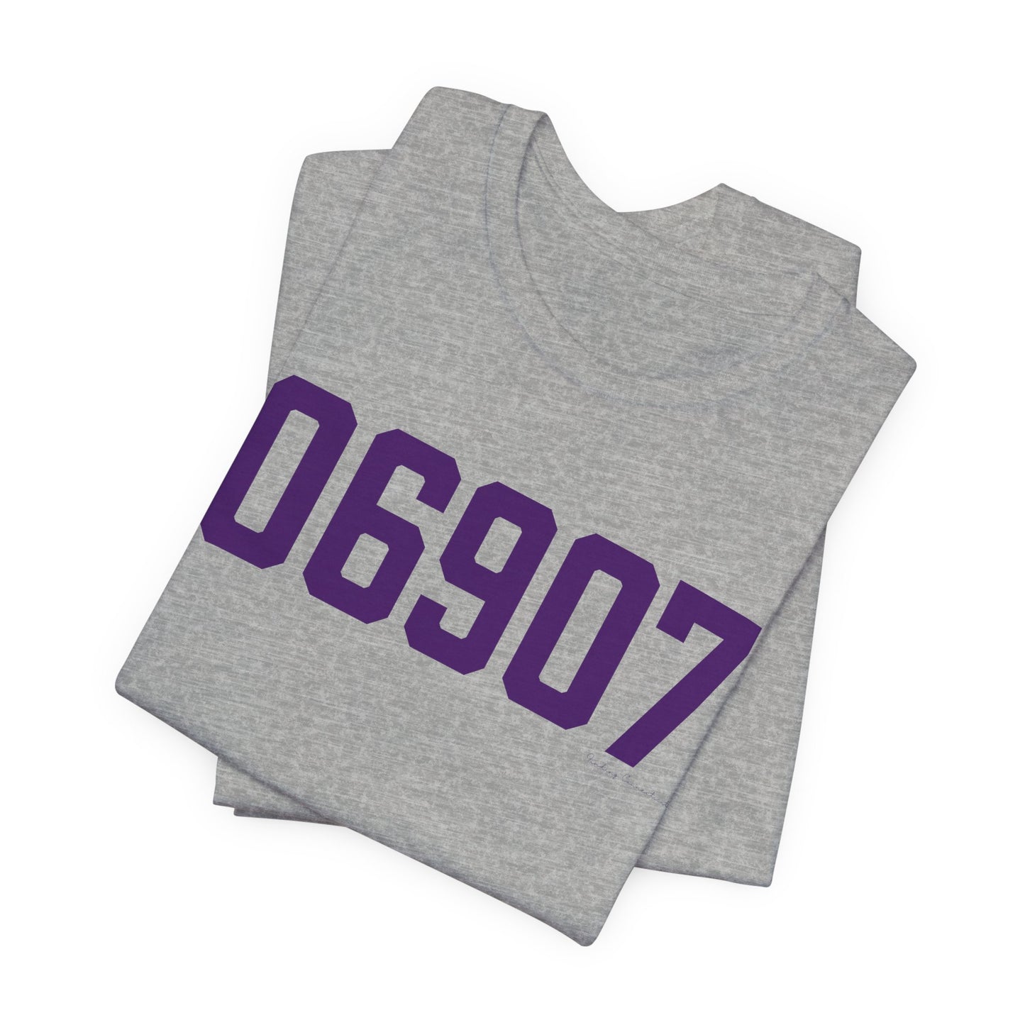 06907 Stamford Connecticut Zip Code Unisex Jersey Short Sleeve T-Shirt