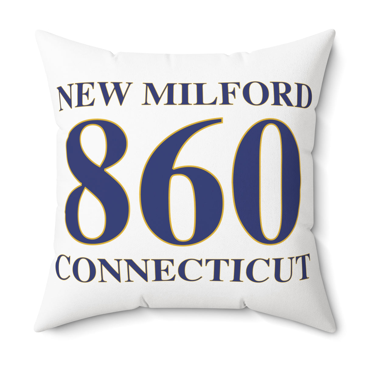 New Milford 860 Connecticut Polyester Square Pillow