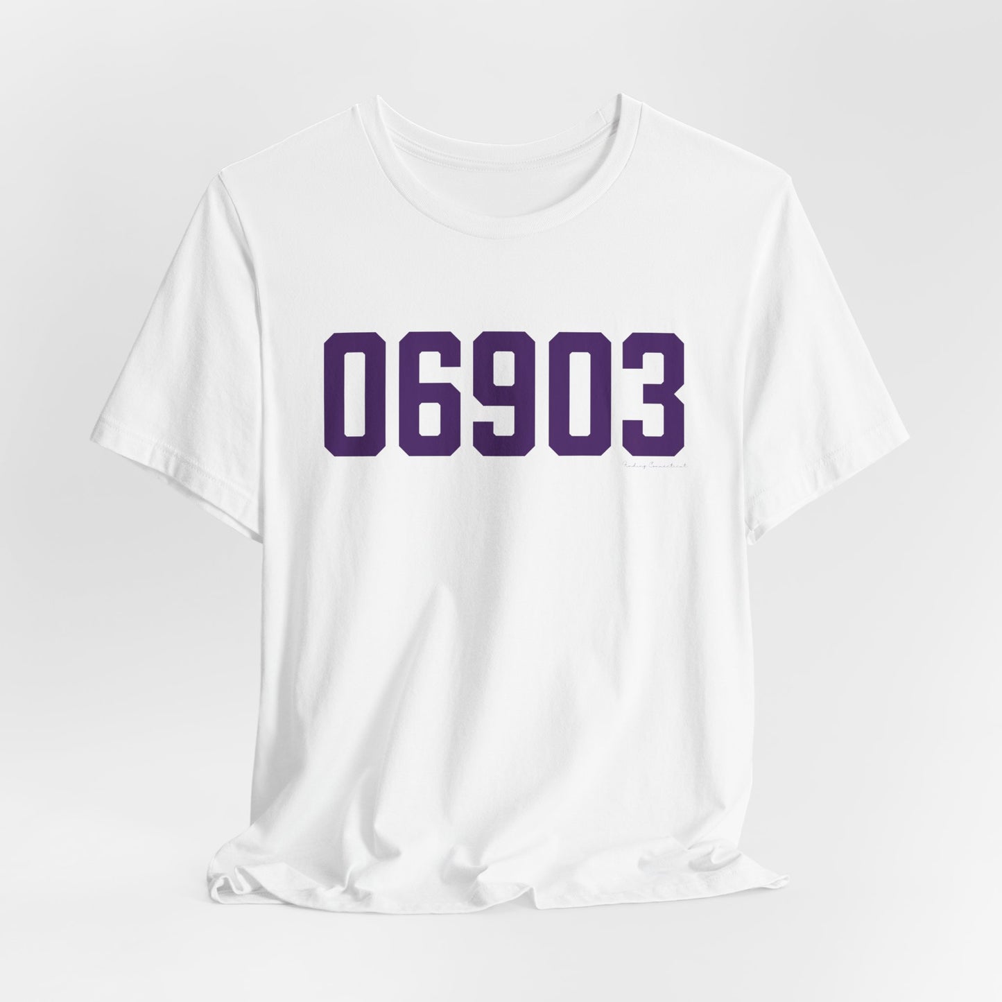 06903 Stamford Connecticut Zip Code Unisex Jersey Short Sleeve T-Shirt