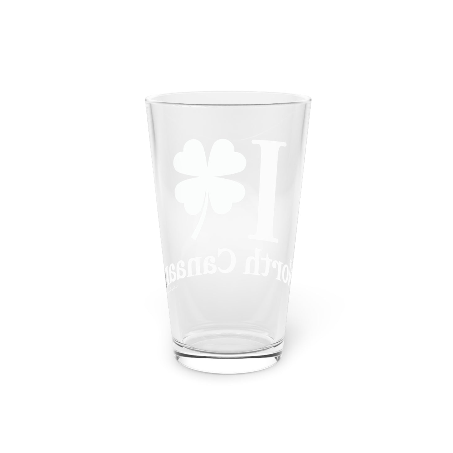 I Clover North Canaan Pint Glass, 16oz