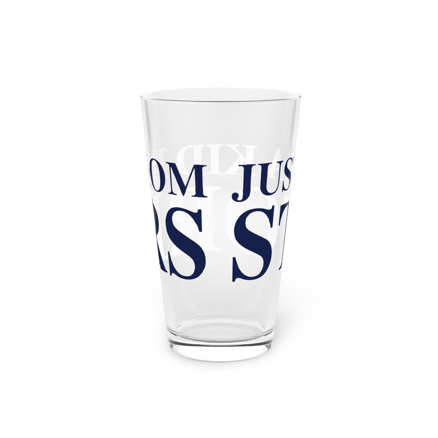 Just a kid from Storrs Pint Glass, 16oz