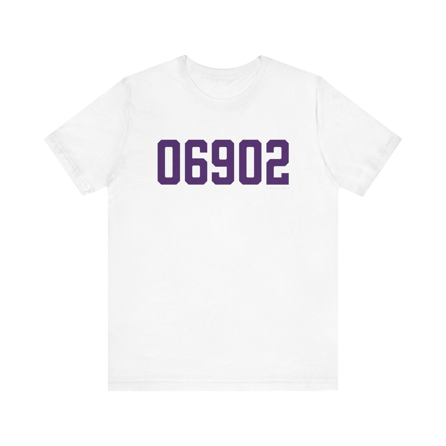 06902 Stamford Connecticut Zip Code Unisex Jersey Short Sleeve T-Shirt