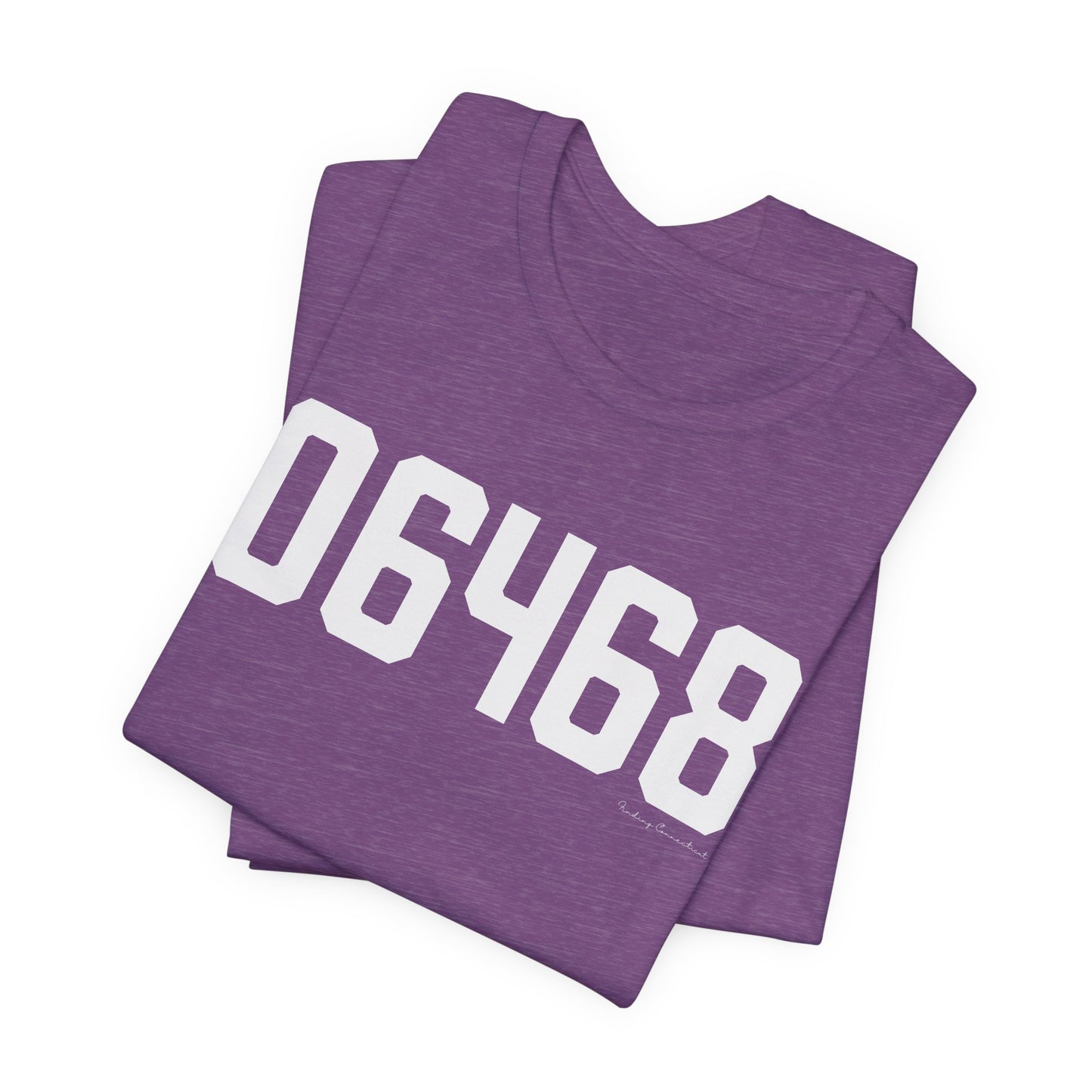 06468 Monroe Connecticut Zip Code Unisex Jersey Short Sleeve T-Shirt