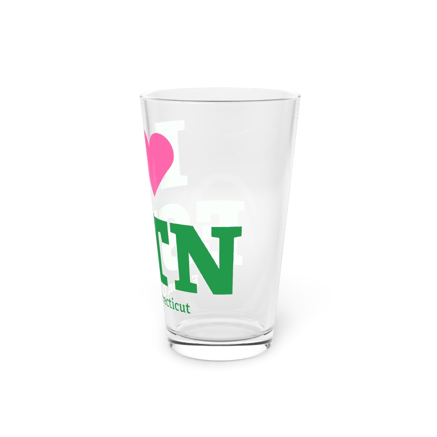 I Heart ESTN Pint Glass, 16oz