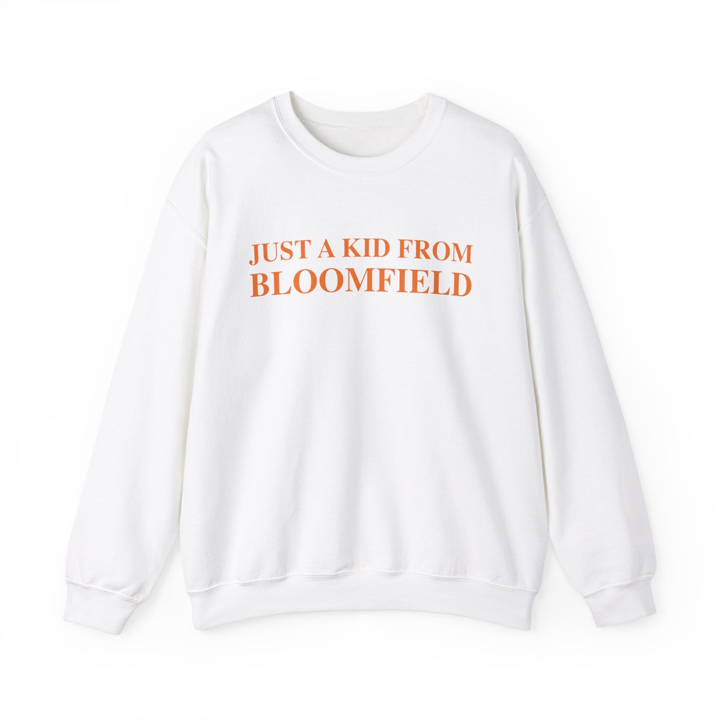 Just a kid from Bloomfield Unisex Heavy Blend™ Crewneck Sweatshirt