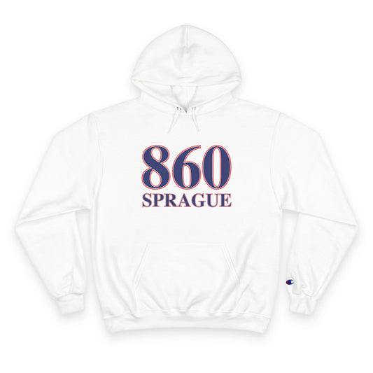 860 Sprague Red White & Blue Champion Hoodie