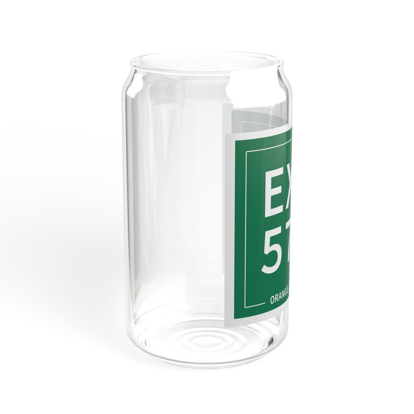 Vintage Exit 57 WCP Sign Sipper Glass, 16oz