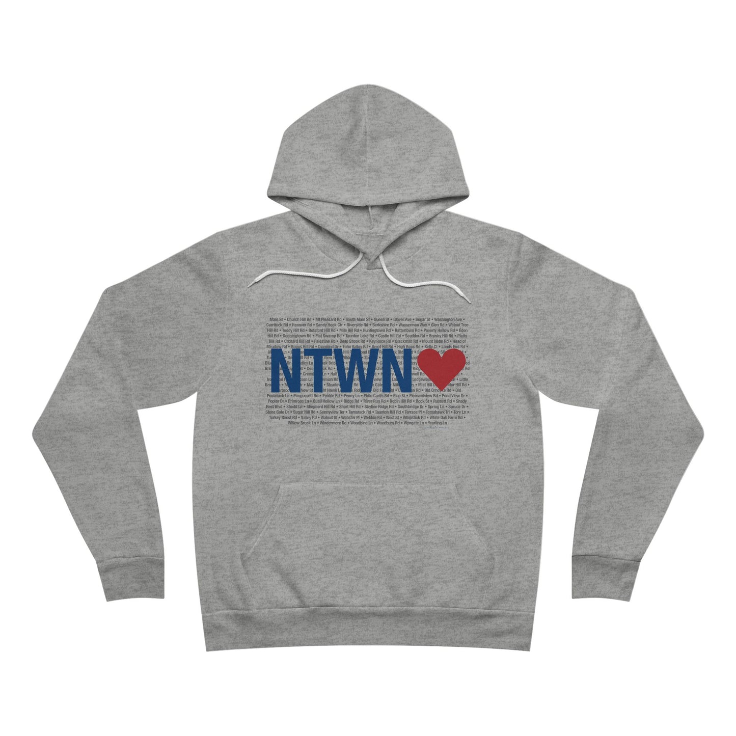 Newtown Love Unisex Sponge Fleece Pullover Hoodie