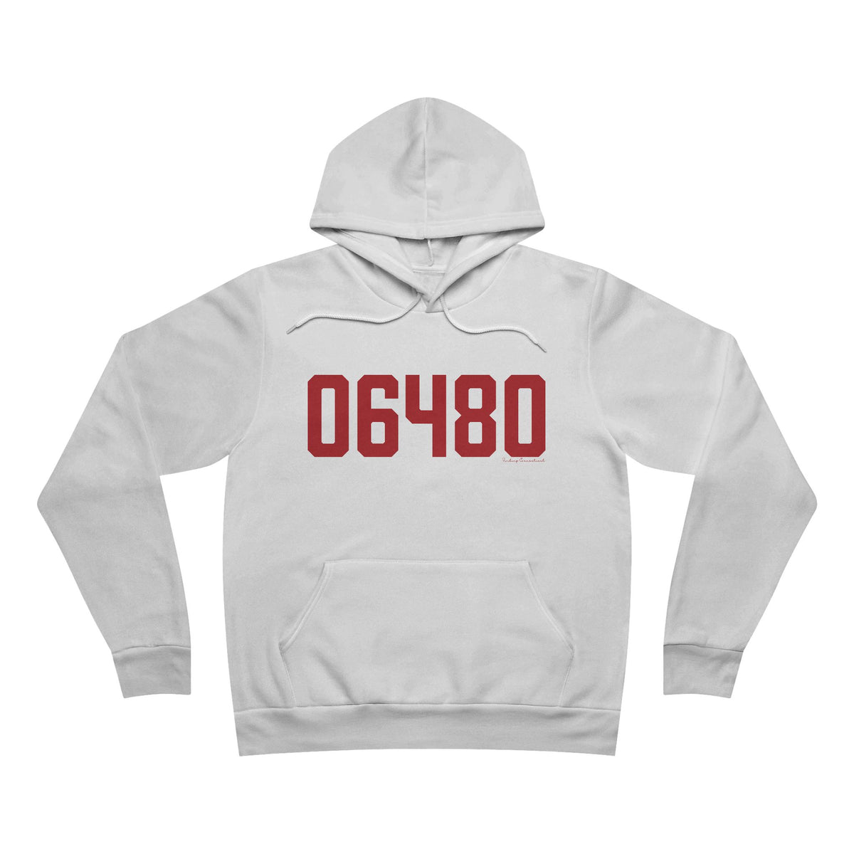 06480 Portland Connecticut Zip Code Unisex Sponge Fleece Pullover Hoodie