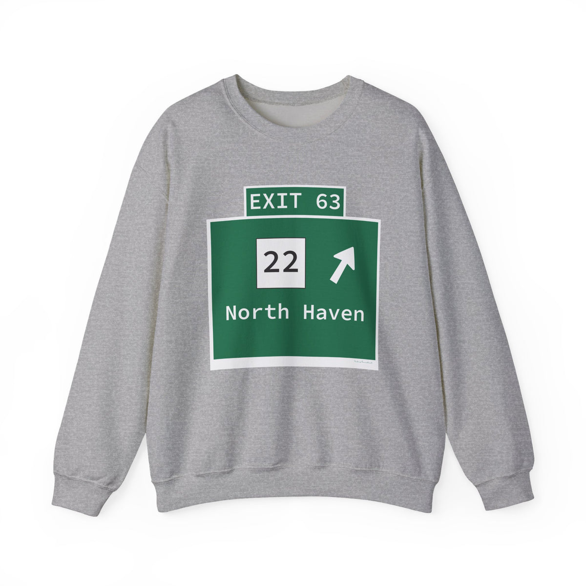 Vintage WCP Exit 63 Sign Unisex Heavy Blend™ Crewneck Sweatshirt